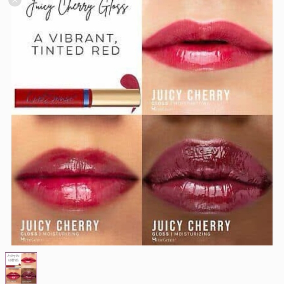 LipSense Other - LipSense Juicy Cherry Lip Gloss - Bold and Rich Red Tint